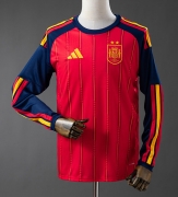 2026 Spain LONG SLEEVE 2 star Soccer jersey